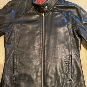 Nicole Miller Black leather jacket